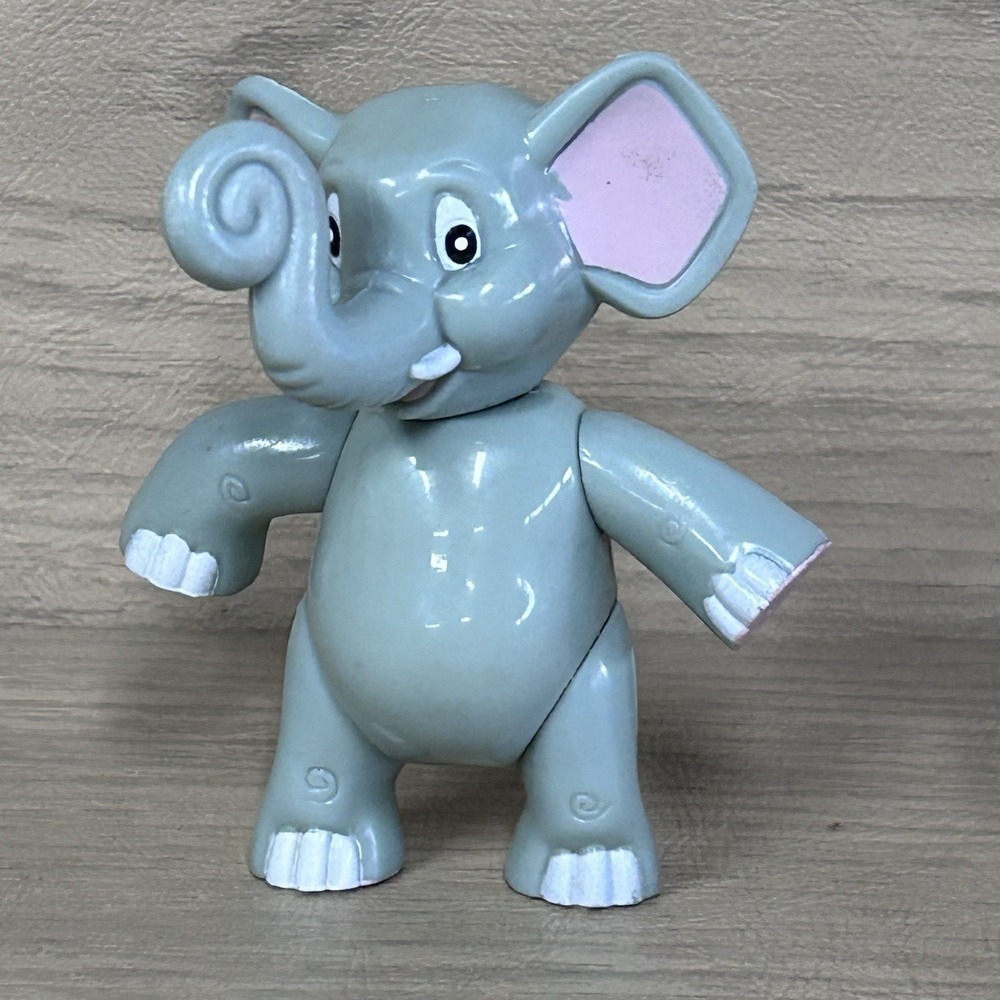 Tuki Makeeta RAIN FOREST CAFE 3.25" Elephant Collectible Posable Figure Vtg 2000